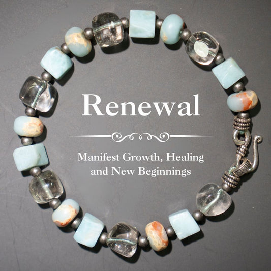 Renewal Bracelet – Smoky Citrine & Larimar