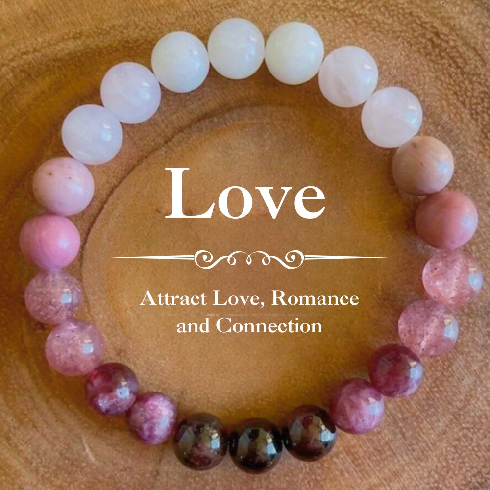 Love Bracelet – Rose Quartz & Moonstone