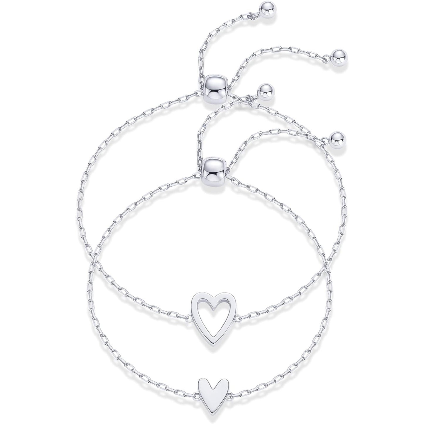 Mommy & Me – Eternal Love Heart Bracelet Set