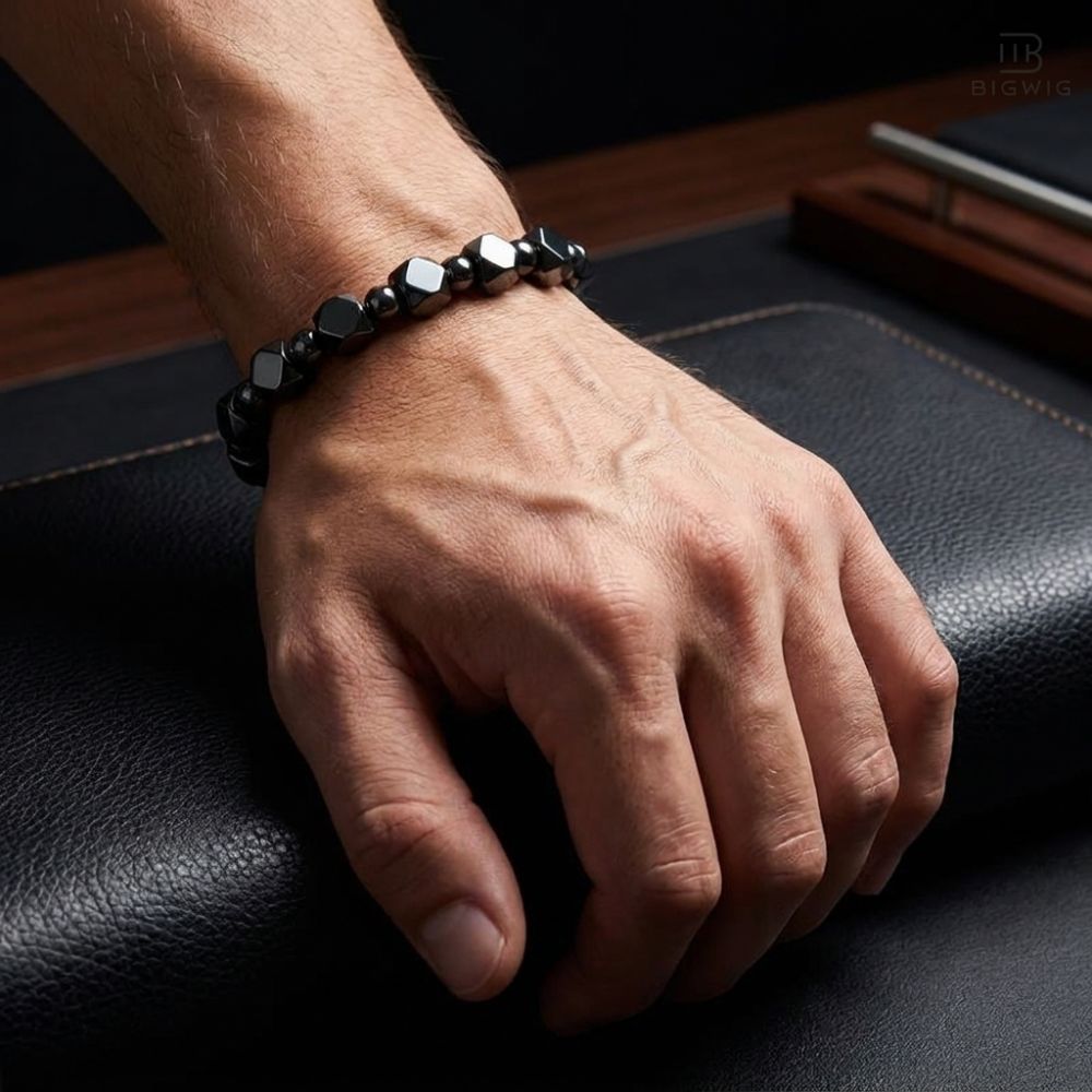 Strength Bracelet - Hematite