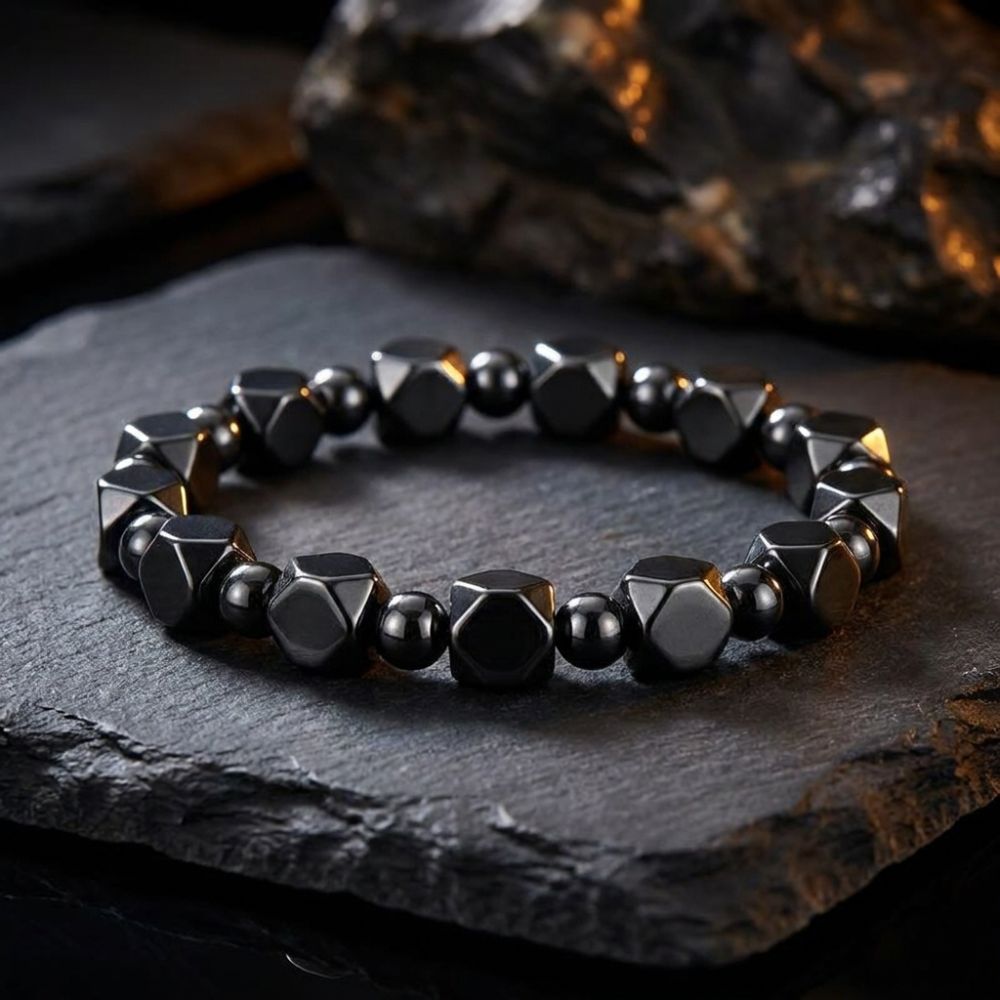 Strength Bracelet - Hematite