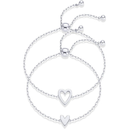 Mommy & Me – Eternal Love Heart Bracelet Set